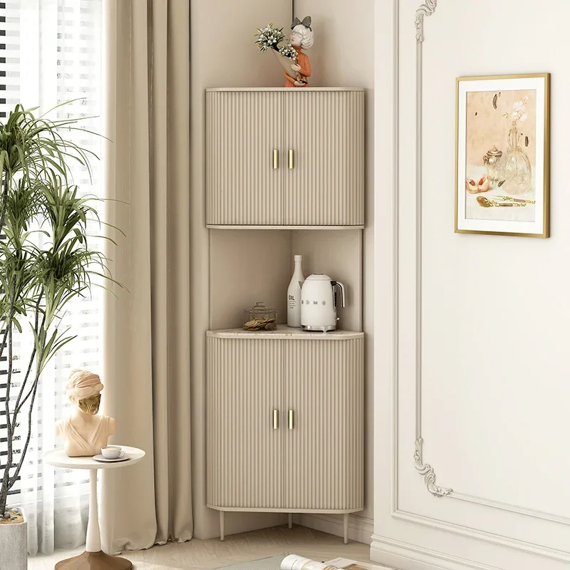 

TLL Narrow Gap Wall Triangle Cabinet Storage Corner Storage Cabinet