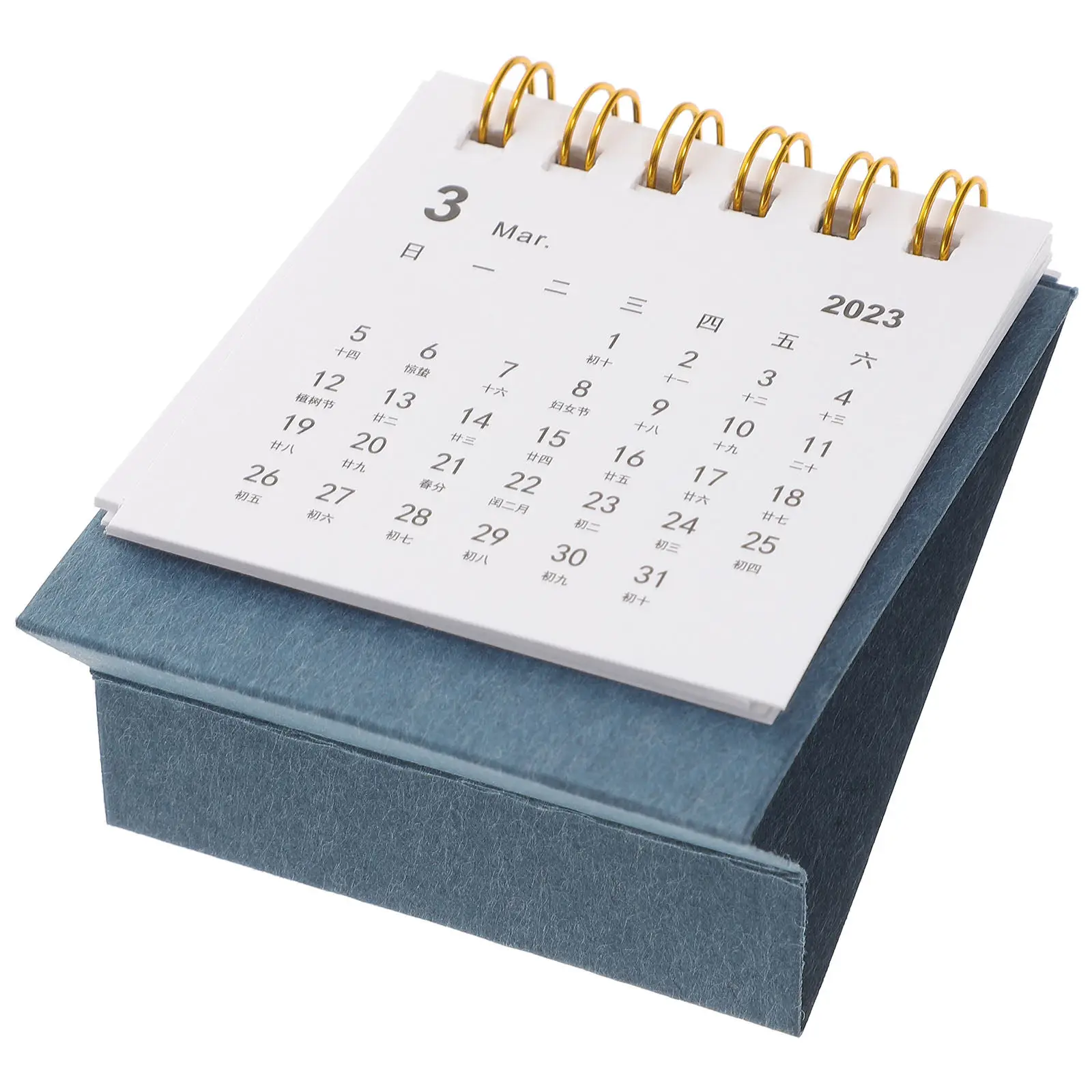 

1 шт. 2023 Настольный бумажный календарь, мини-планировщик для офиса, органайзер для заметок и расписания, стильные бумажные календари, мини-настольные календари