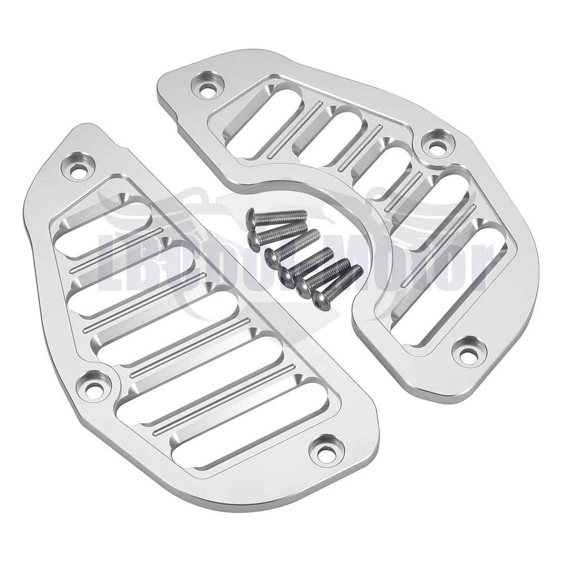 Juego de cubiertas de conducto de aluminio plateado/dorado para YAMAHA V-max1200, 1986-2007, 1987, 1988, 1989, 1990, 1991, 1992, 1993, 1994, 1995,