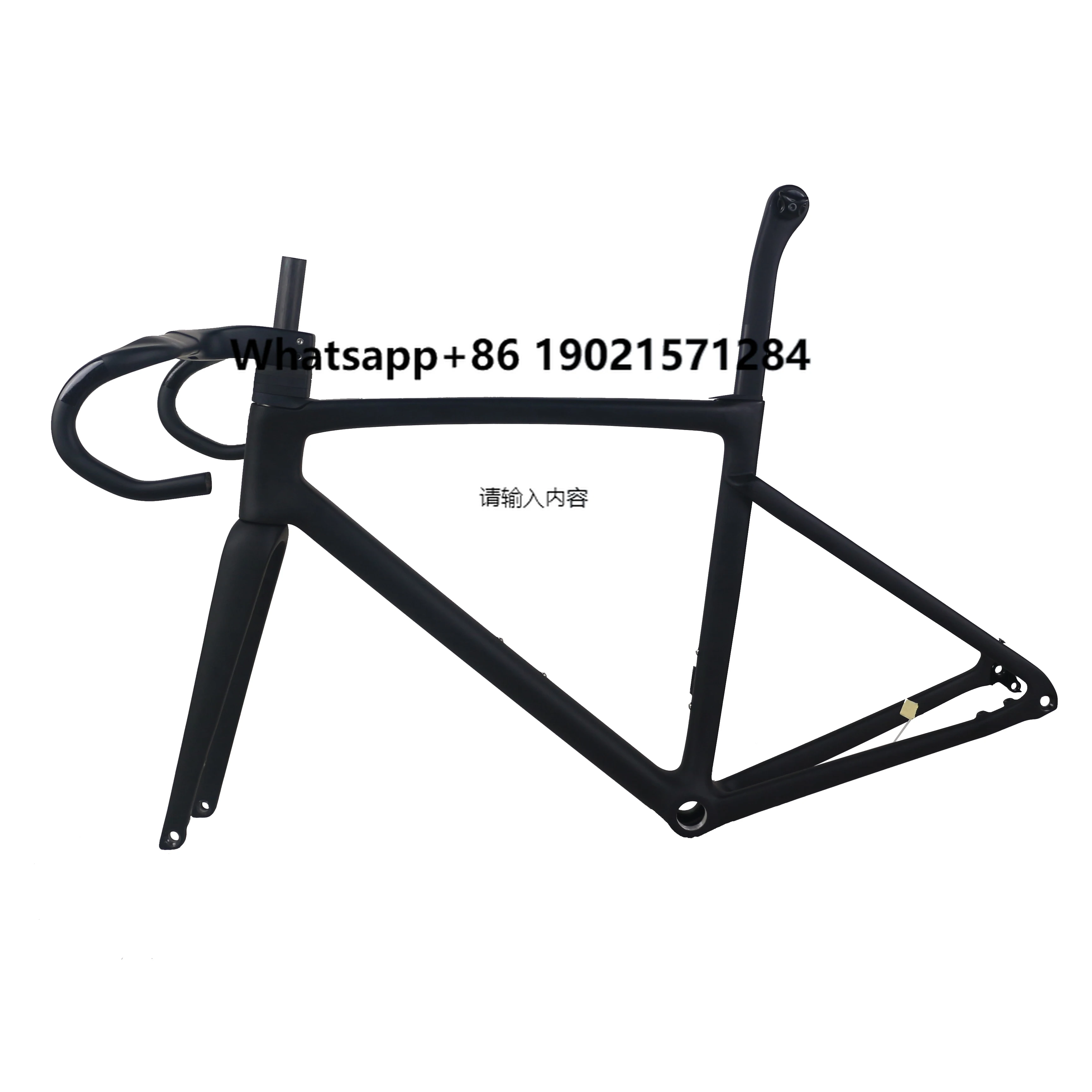 

SERAPH Cycling Disc Bike Carbon Frame Bicycle Frameset T1000 New EPS Technology Road Frame Bicycle Parts Handlebar HB033 TT-X33