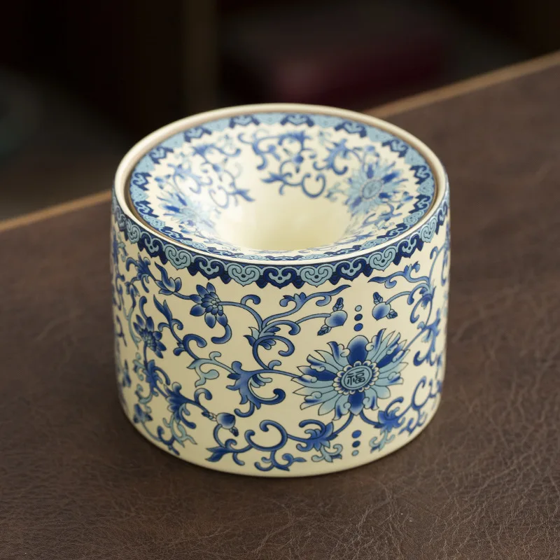 

Пепельница для дома и офиса, креативная, премиум-класса, с крышкой, защита от разлета пепла, керамическая, ретро-стиль