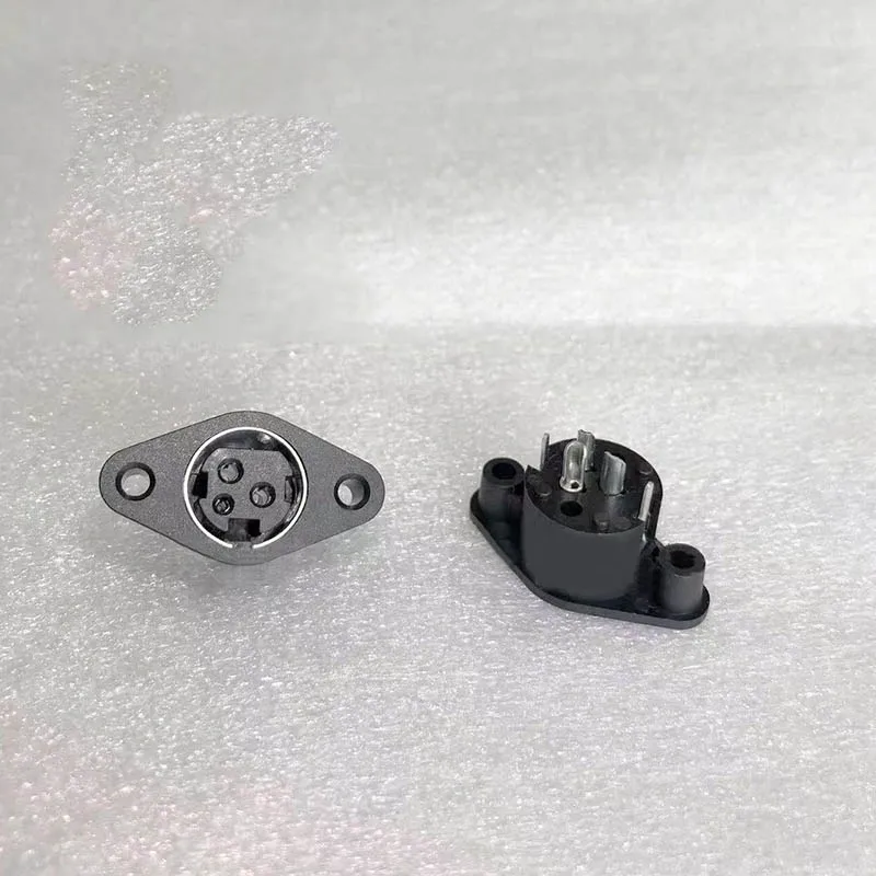 DC power socket rhombus connector MPC-3-09, female type 3PDIN socket, female socket, POS machine 3-core 3P
