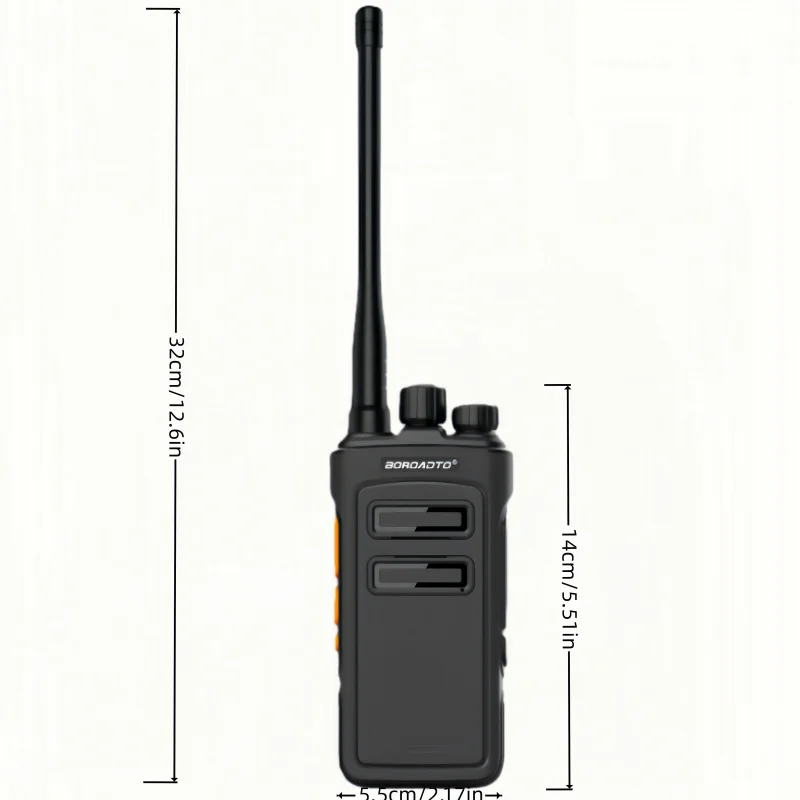 MOTOWEISU Draagbare tweeweg lange afstand krachtige walkie-talkie UHF 400-470 Mhz VOX Helder geluid Upgrade tweewegradio voor buiten