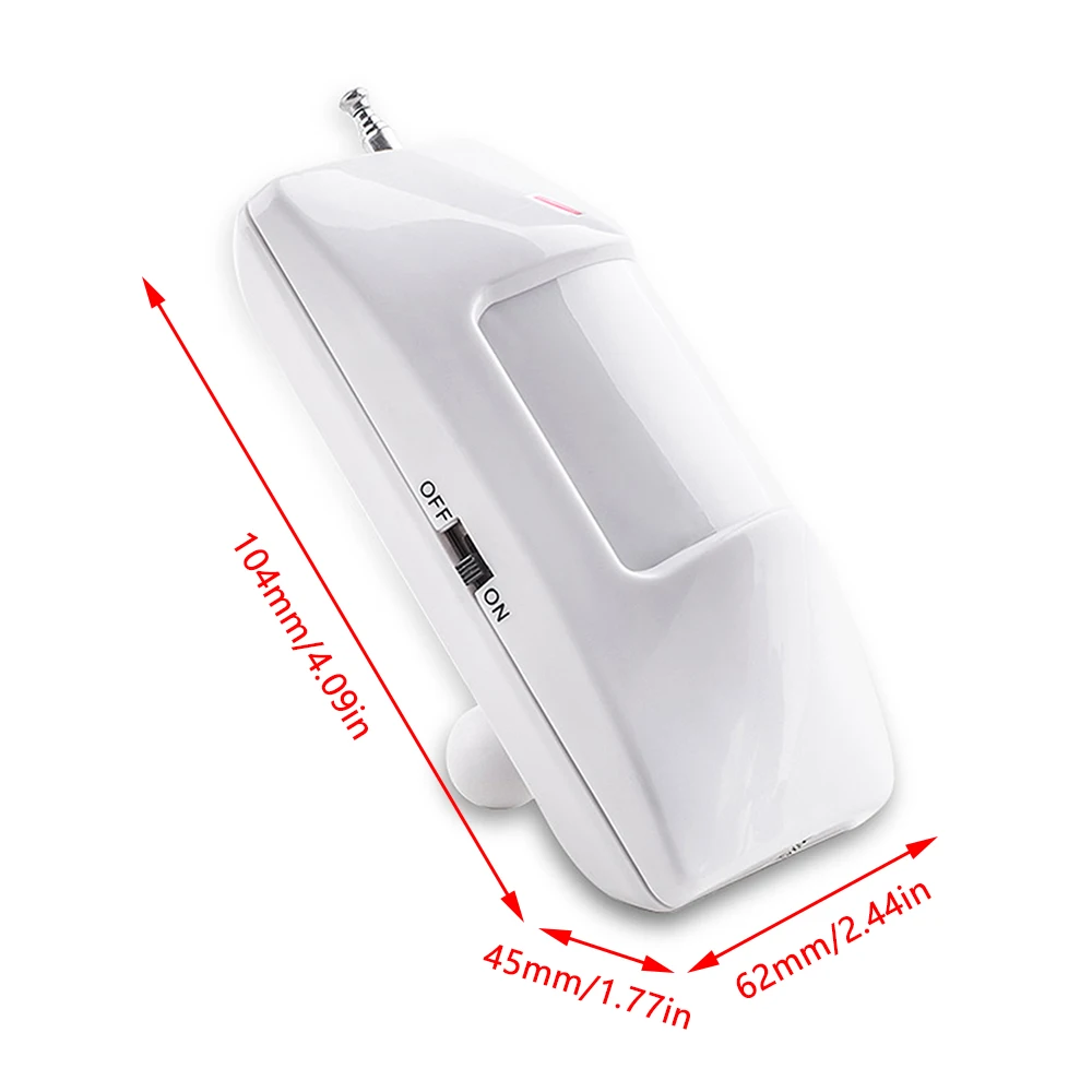 Imagem -06 - Sensor de Movimento Infravermelho Passivo Detector Pir Segurança Doméstica Sistema de Alarme de Alerta Baixo Ruído e Alta Sensibilidade