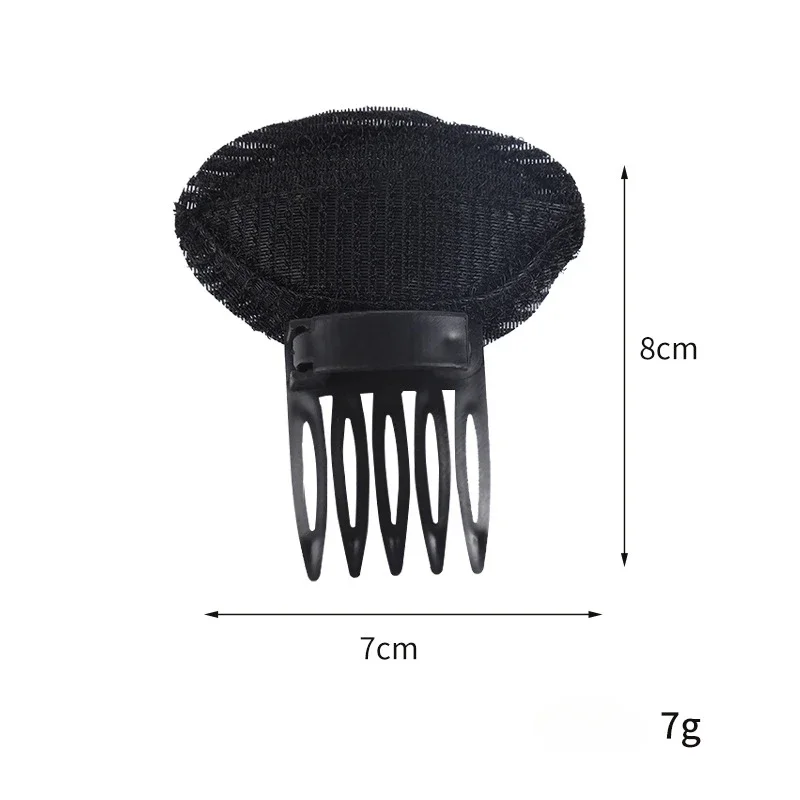 مشبك شعر إسفنجي غير مرئي للنساء ، رقيق ، غير مرئي ، خط أمامي ، قاعدة صوت ، وسادة منفوخة ، مشابك ، كعكة ، أداة تصفيف ، دبوس شعر