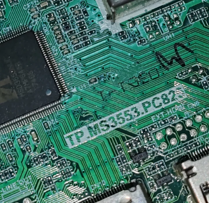 TP.MS3553.PC825 Three in one LED TV motherboard, tested well Physical photo for   108W  500MA