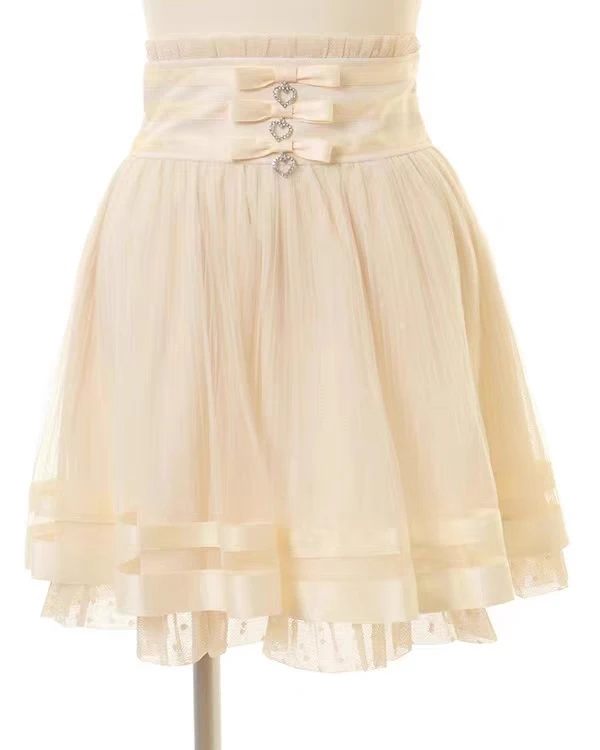 

Japanese Mines Multi-layer Lace Mesh Yarn Hips Thin Sweet and Cute Lolita Skirt Commuting High-waisted Skirt Skirts for Women