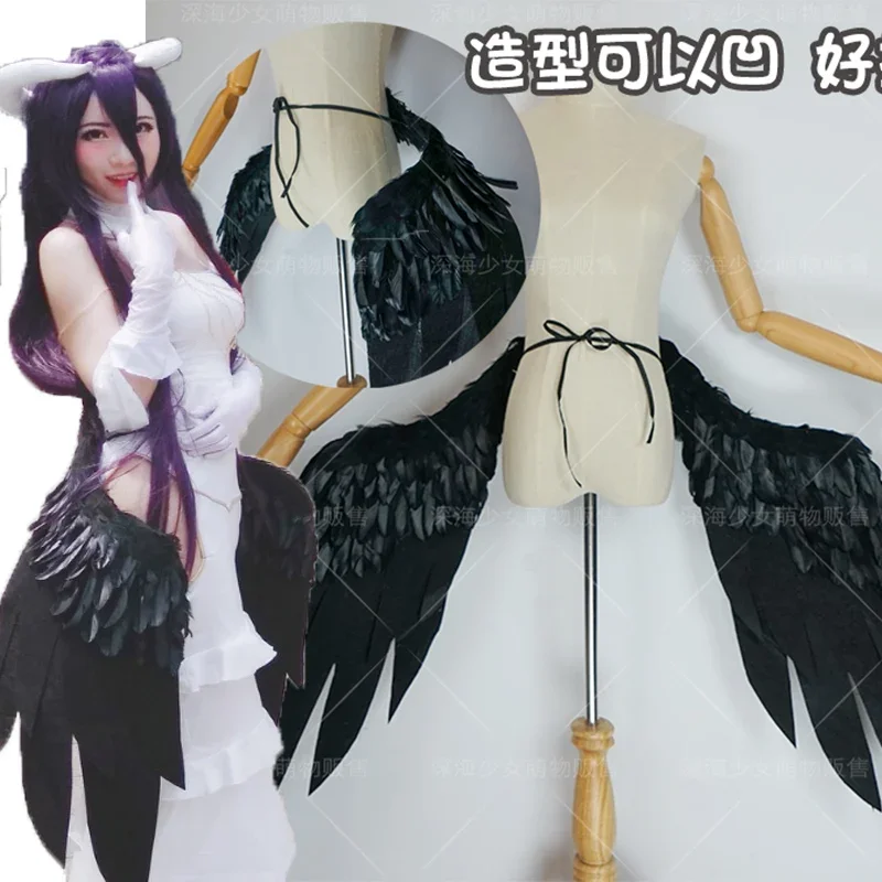 

Anime Overlord Albedo Wings Cosplay Costume Wings Props for Halloween Party Cosplay costumes props wings and headgear