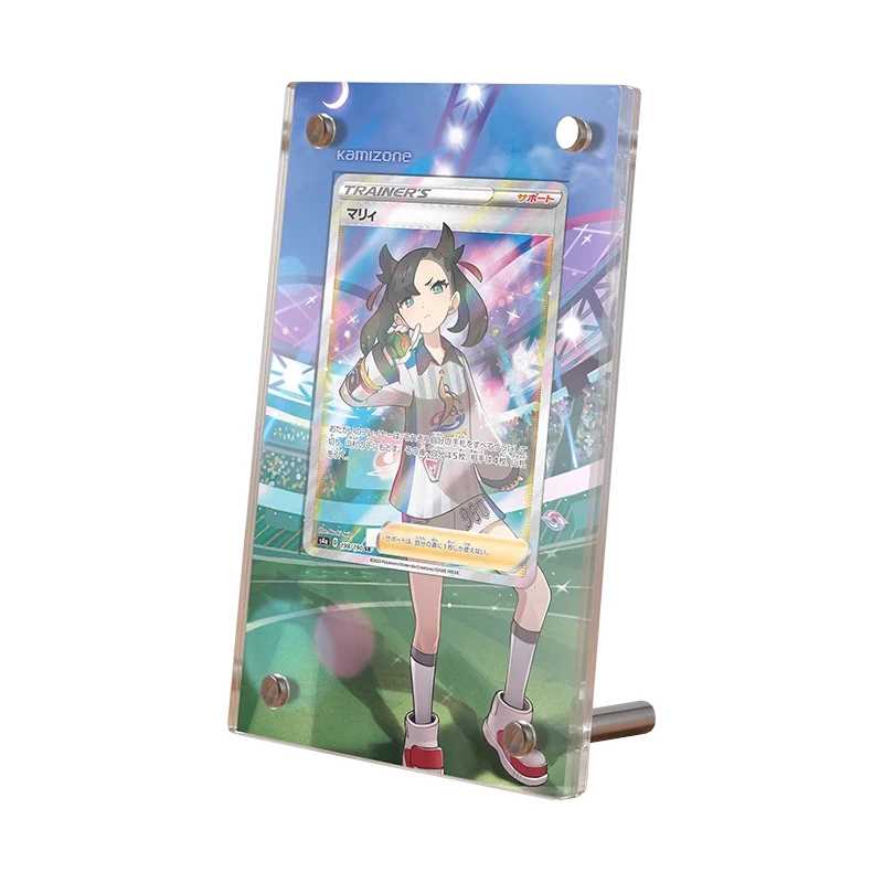 New 30 Models PTCG Card Brick Marnie Lillie Nessa Acerola Mewtwo Espeon Card Brick Photo Frame Gift Toy Not Include Card