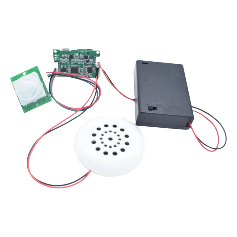 AAAEL-MP3 Music Voice Player Kit DIY Human Infrared Sensor Kit No TF Card Required With PIR Infrared Sensor Support USB Download