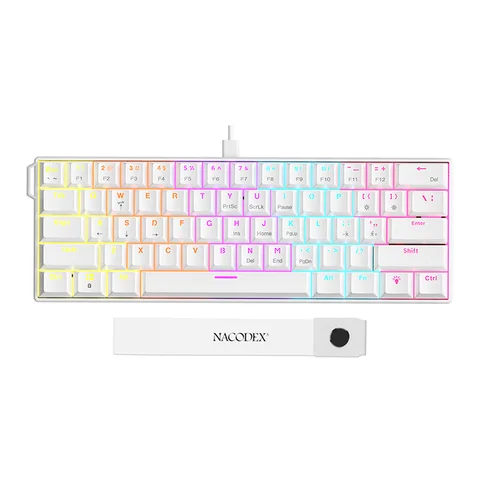 AJAZZ NK61 Wired Mechanical Gaming Keyboard, Supports Full-Key…