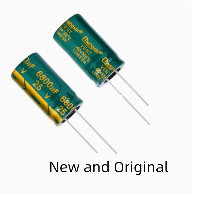 6800UF 25V high-frequency low resistance long-life direct insertion electrolytic capacitor specification 16X30MM