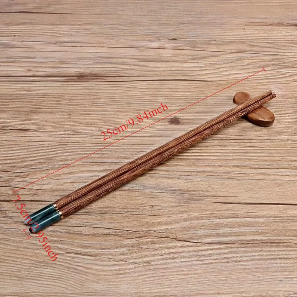 1Pair Separate Meals One Person One Reusable Food Chopsticks， Imitation Jade Chopsticks, Household Kitchen Utensils