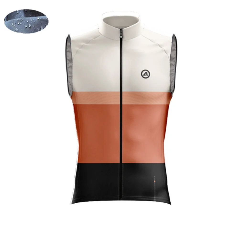 

Мужская водонепроницаемая велосипедная куртка без рукавов, легкий анти-УФ-карманный ветрозащитный жилет, быстросохнущая куртка для бега и пешего туризма