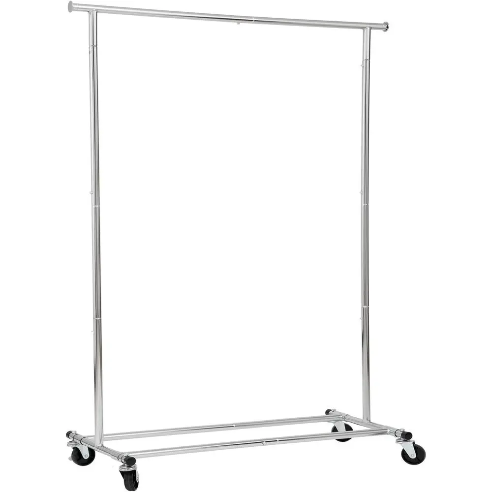 

Collapsible/olding Rolling Clothing/ Garment Rack Salesman's Rack