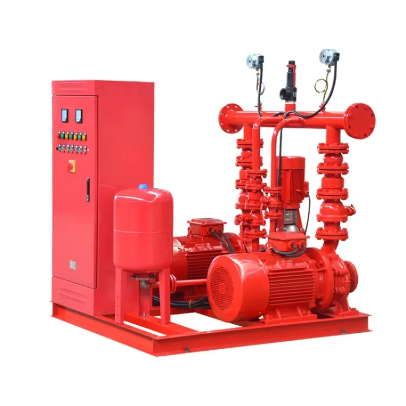 

Fire System Pump With Cabinet Die sel Electric Jocky Pump Set Fire Fighting System Factory For Building Project