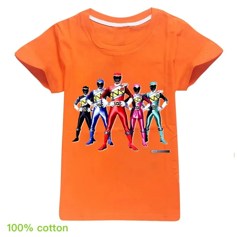 HAni 2025 جديد أطفال بنين قوي الحارس تي شيرت الصيف قصيرة الأكمام بلايز الأطفال حفلة عيد ميلاد كرنفال هالوين زي ☆ ★ ww