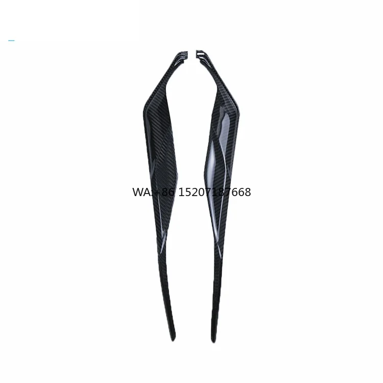 

100% полный 3K сухой углеродное волокно мотоциклетный топливный бак, обтекатель боковой панели для Triumph Street Triple 765 R RS 2018 +