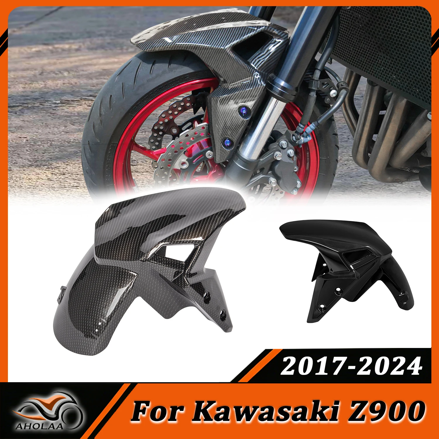 

for Kawasaki Z 900 Z900 Motorcycle Front Mudguard Fender Wheel Cover Splash Guard Protector 2017-2024