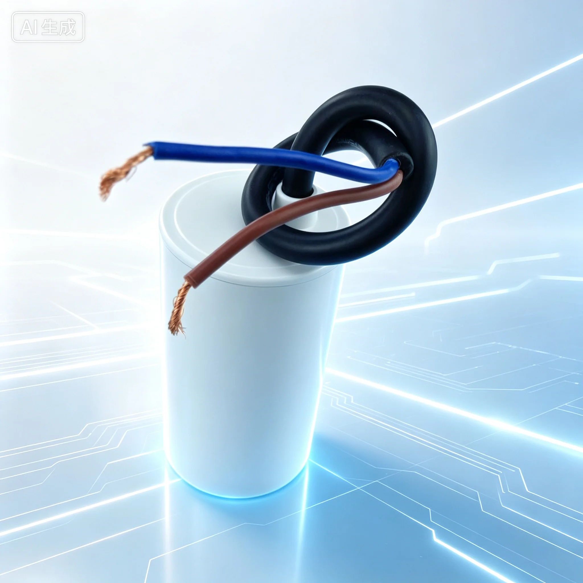 Motor Run Capacitor for CBB60 16uF 450V With Wire For Washing Machine  3pcs