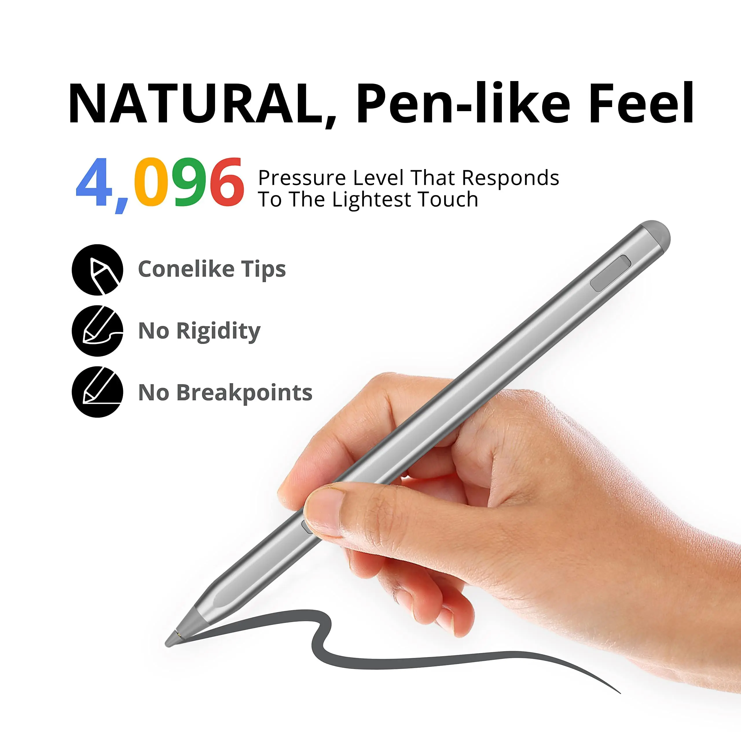 

USI 2.0 Stylus Pen for Amazon Fire HD 10 (2023 Release)& Fire Max 11,with Tilt Support, Palm Rejection,4096 Pressure Sensitivity