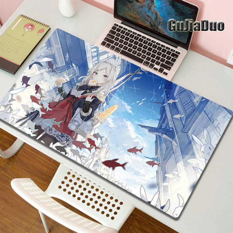 

Asuka Gamer Anime Girl Mouse Pad XXL Large Size Computer Table Desk Mat Gaming Hoom Accessories Kawaii Mange Mousepad Pc Cushion