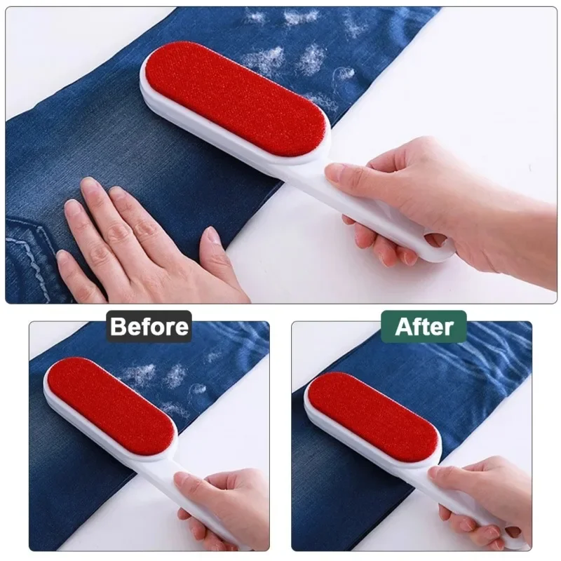 Cheapest Lint Remover 2 Sided Reusable Electrostatic Woolbrush Dog Cat Pet Hair Remover Fabric Shaver Brush For Sofa Clothes