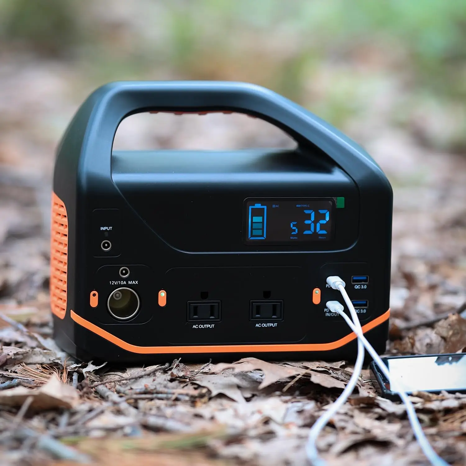 Portable Power Station 600W 293Wh Camping Lithium Battery, Portable Generator for Home Use Emergency Power Station Backup