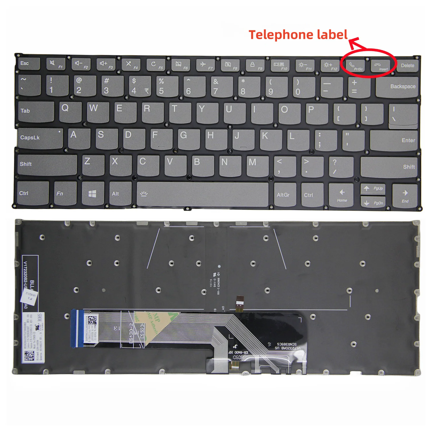 New Original For Lenovo Ideapad flex 6 14ikb AIR14IKB AIR13IWL Air15IKBR Air14IWL E4-IML K3-IWL E4-IIL K4E-IML K3-IML Keyboard