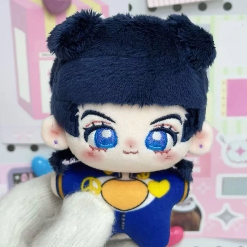 10CM Higashikata Josuke Adventure Plush Toy Nunu Body JOJO Bizarre Adventure Toys Anime Keychain Toy Plushie Gifts