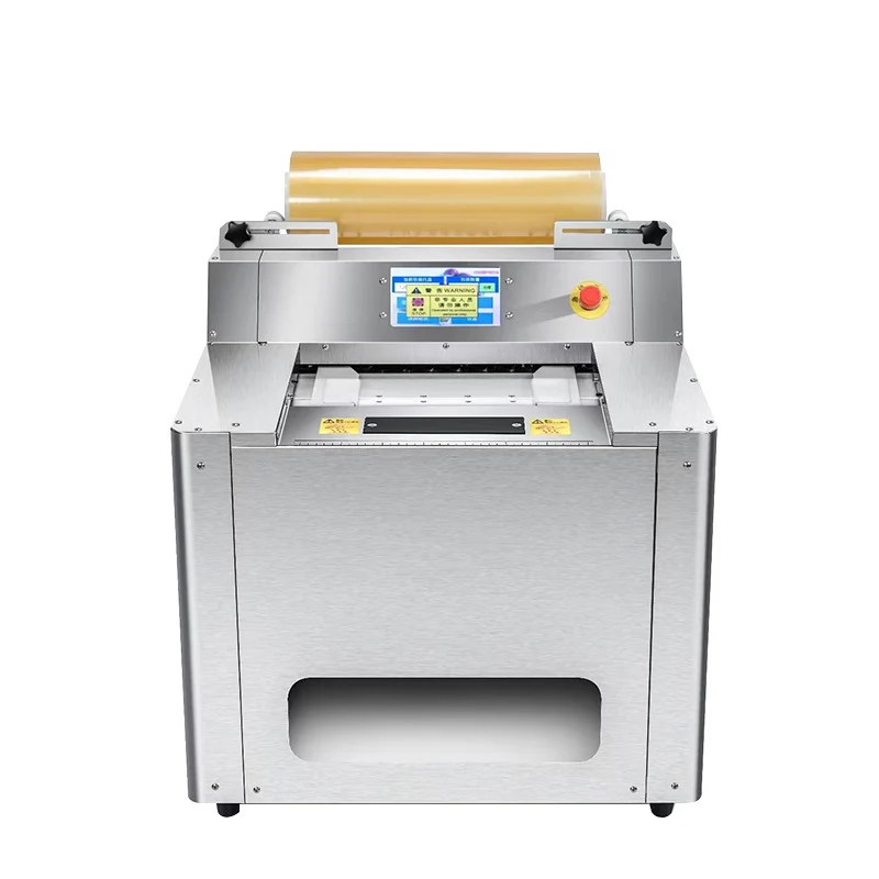 Display and Storage Packaging Automatic PE PO PVC Stretch Cling Film Tray Wrapping Packaging Machine Film Wrapping Machine
