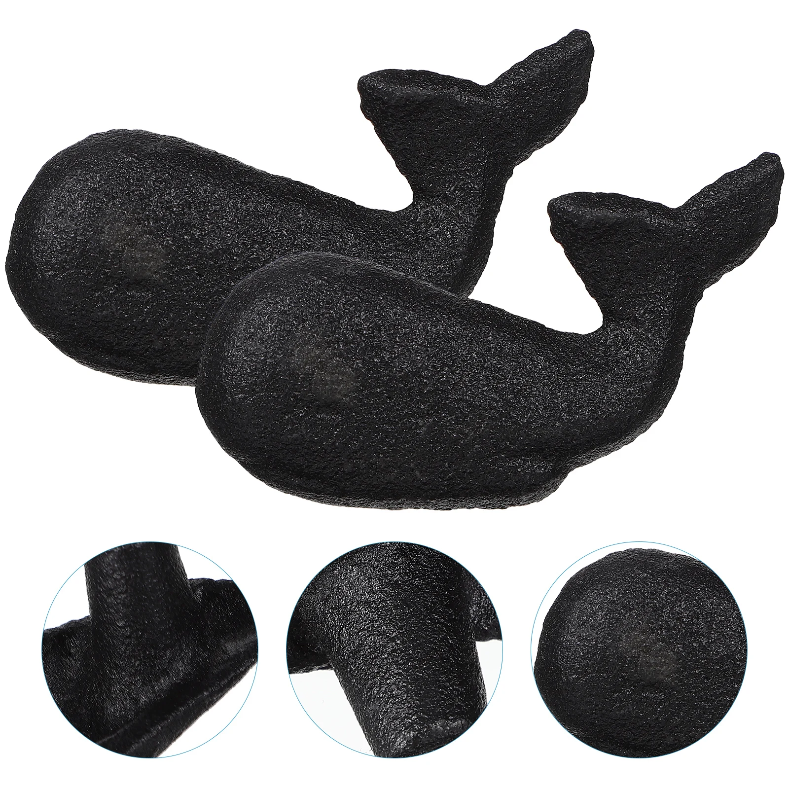 

2pcs Cabinet Handle Retro Iron Pull Ocean Theme Wardrobe Knob Cast Iron Drawer Pulls Handle Wooden Box