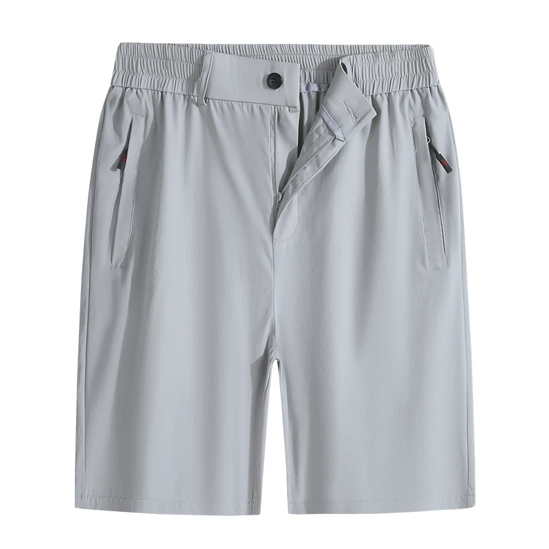 New Korean Summer High-Quality Loose Fashionable Versatile 5-Point Pants Men'S Ice Silk Casual Quick Drying Breathable Shorts