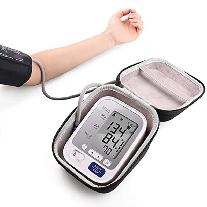 Caseling Hard Case for Upper Arm Blood Pressure Monitor Portable Travel Carrying Protective Bag Storage Case