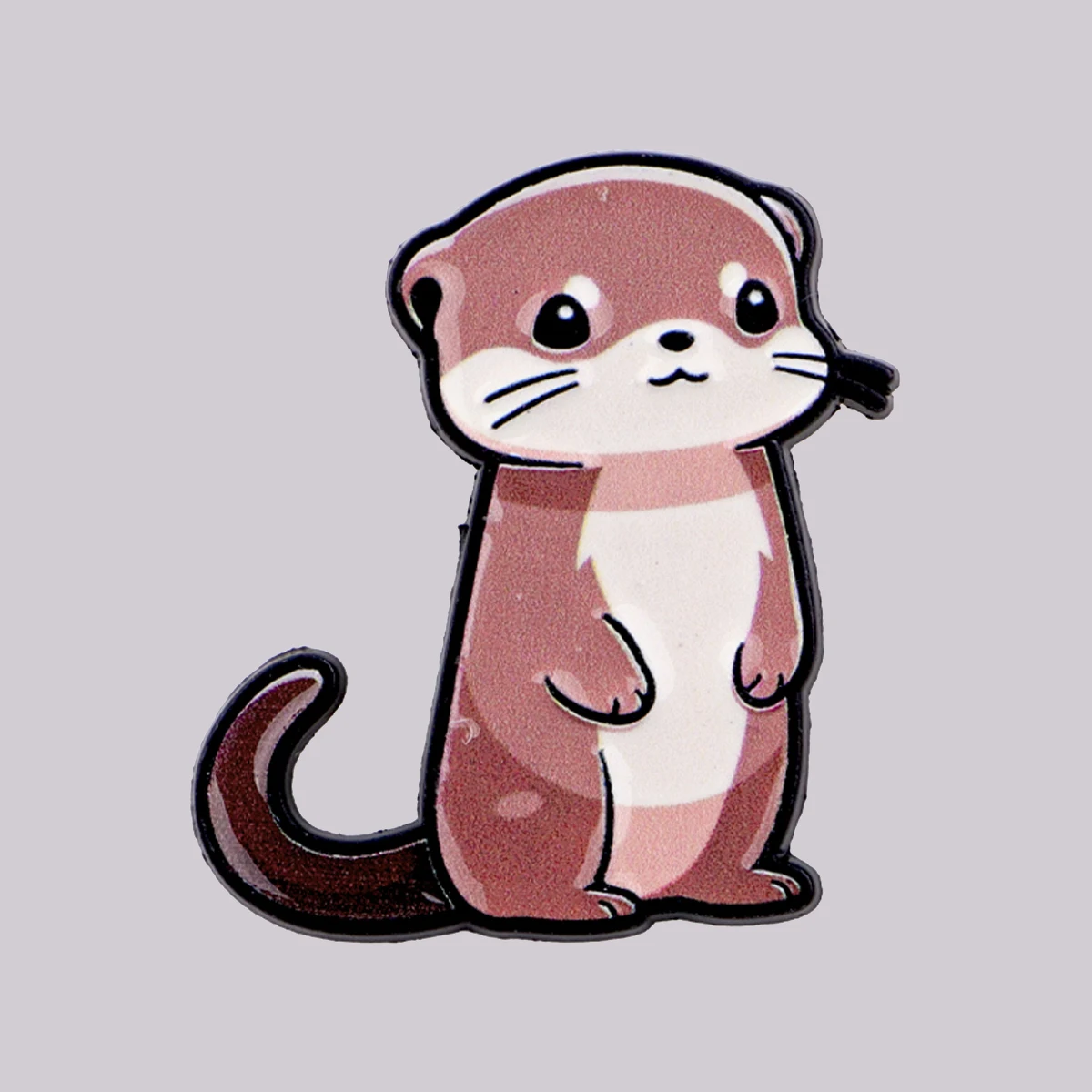 Cartoon Otter Emaille Pin Niedliche Tier Brosche Pines Anstecknadeln Abzeichen auf Rucksack Kleidung Accessoires Modeschmuck Freunde Geschenk