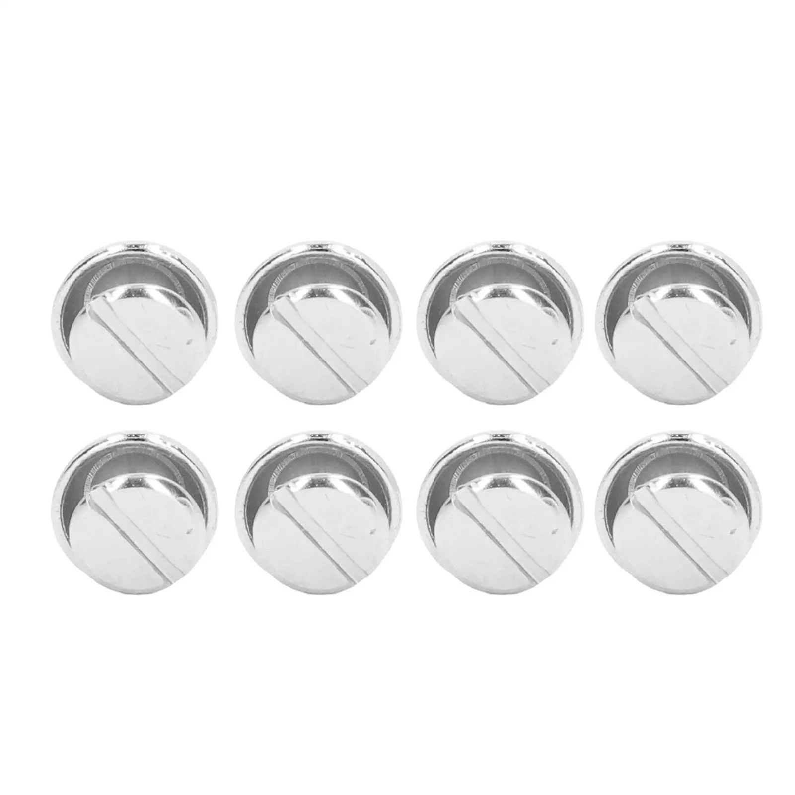 10 мм 100 комплектов серебряных грибных заклепок с круглой головкой, полукруглая застежка из гальванического сплава для сумок, обуви, рукоделия