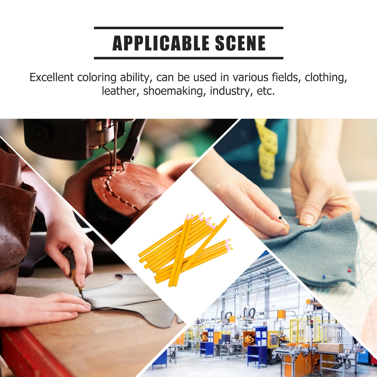 

1 Box Peel-Off Wax Pencil Peel Off Marker Pen for Clothing Paper Wood Glass Shoe Making Multi Surface Erasable Fabric