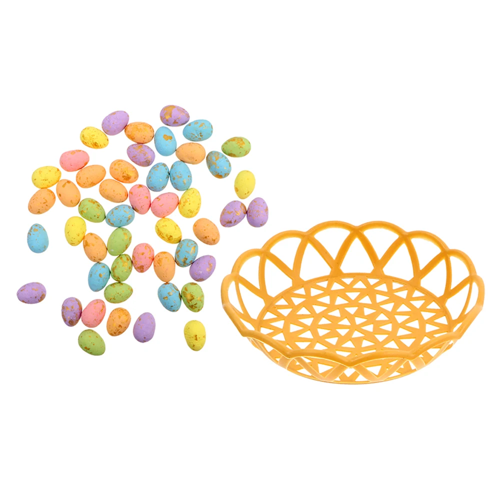 

1 Set Easter Foam Eggs Diy Crafts Party Favors Supplies Lightweight Festival Scene Decor Foams Egg Ornament Reusable Party Bag