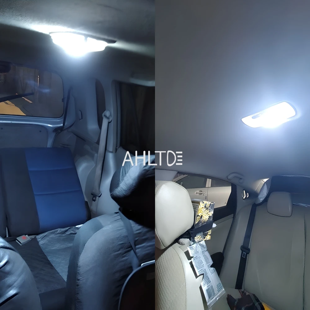 1X 자동 인테리어 독서 범용 Led 전구 T10 BA9S COB W5W C5W 24/36/48Led 자동차 천장 신호등 돔 트렁크 램프 12V 화이트 썸네일 2