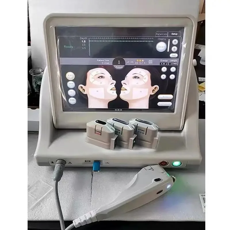 US Version Ultrasonic Anti-aging Device Facial Lifting and Rejuvenation Beauty Device Tightens and Brightens Skin Lines