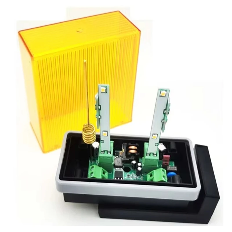 Luz intermitente de protección de seguridad para alarma de luz de puerta 12V-265V AC/DC