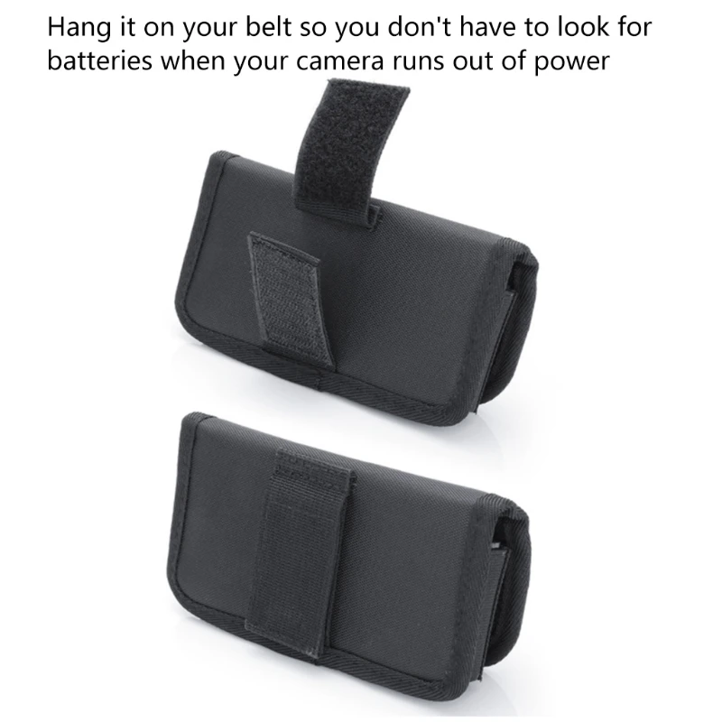 Kamera-Akku für Gehäuse mit SD-Kartenhalter-Tasche für LP-E6/EN-EL15/NP-FW50/NP-F550/ AA-Akku und TF/SD-Speicherkarte – Detail 4