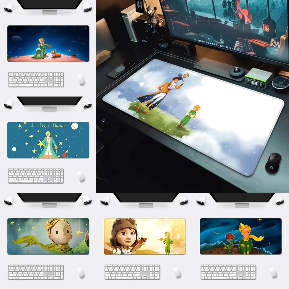 

Story The L-Little P-Prince Mousepad HD Printing Computer Gamers Locking Edge Non-slip Mouse Pad XXL90x40cm Keyboard PC Desk Pad