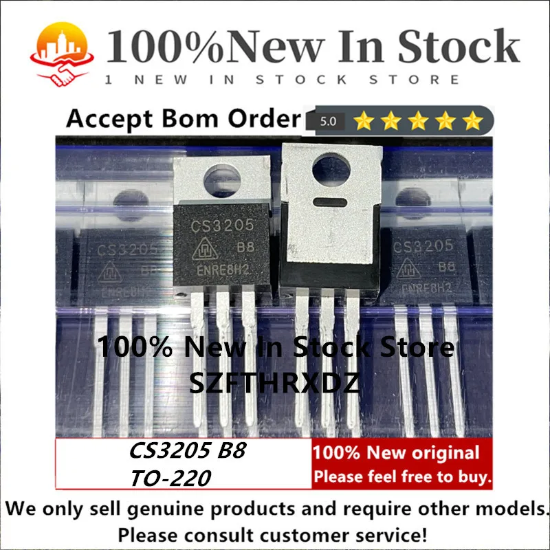 100% NEW ORIGINAL CS3205B8 TO-220 CS3205 TO220 Trans MOSFET 55V 110A