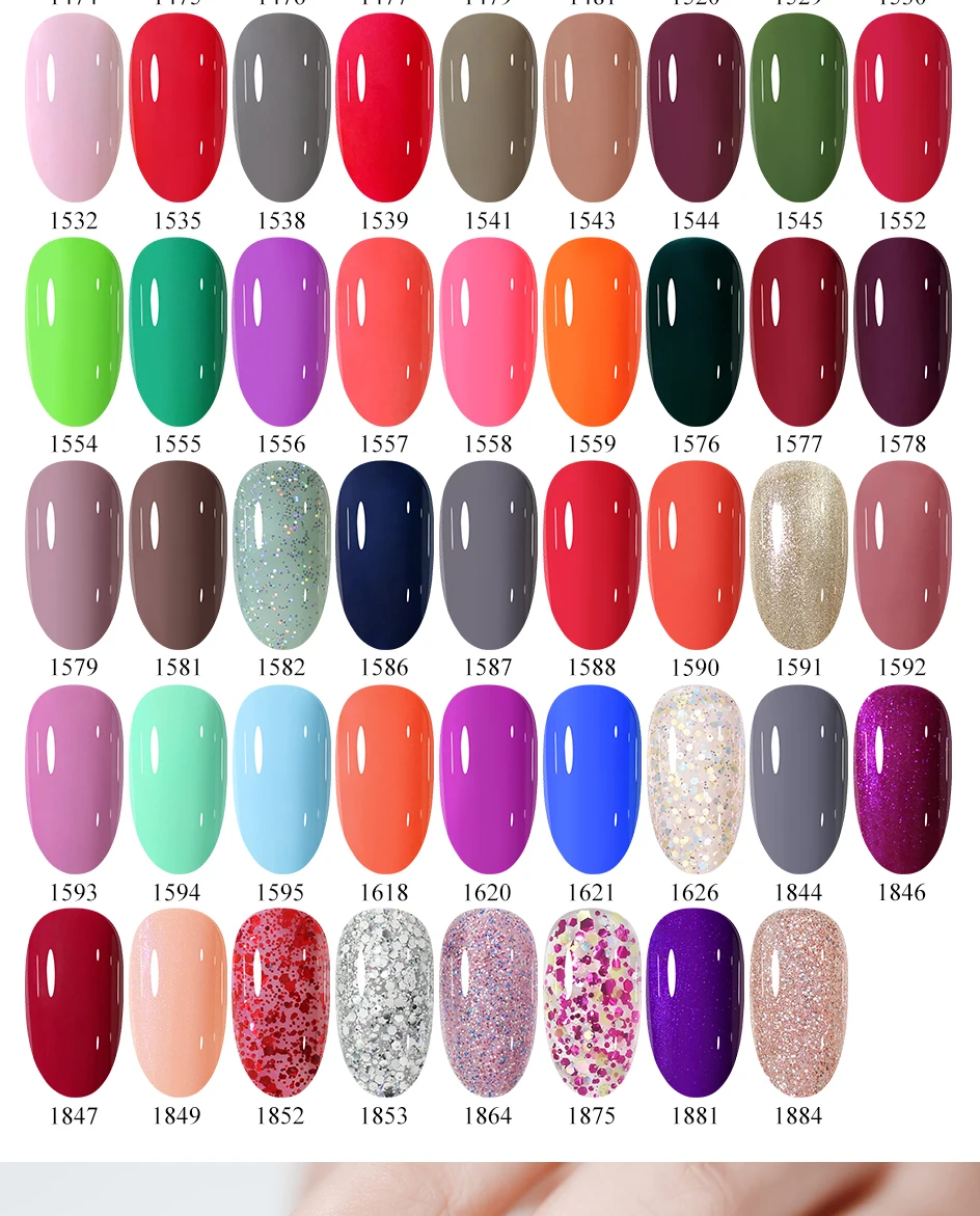 Arte Clavo Großhandel 15ml HEMA- und TPO-freier UV-LED-Gel-Nagellack, ablösbarer Gel-Lack, Nagelkunst, Dropshipping, Salonbedarf – Detail 16