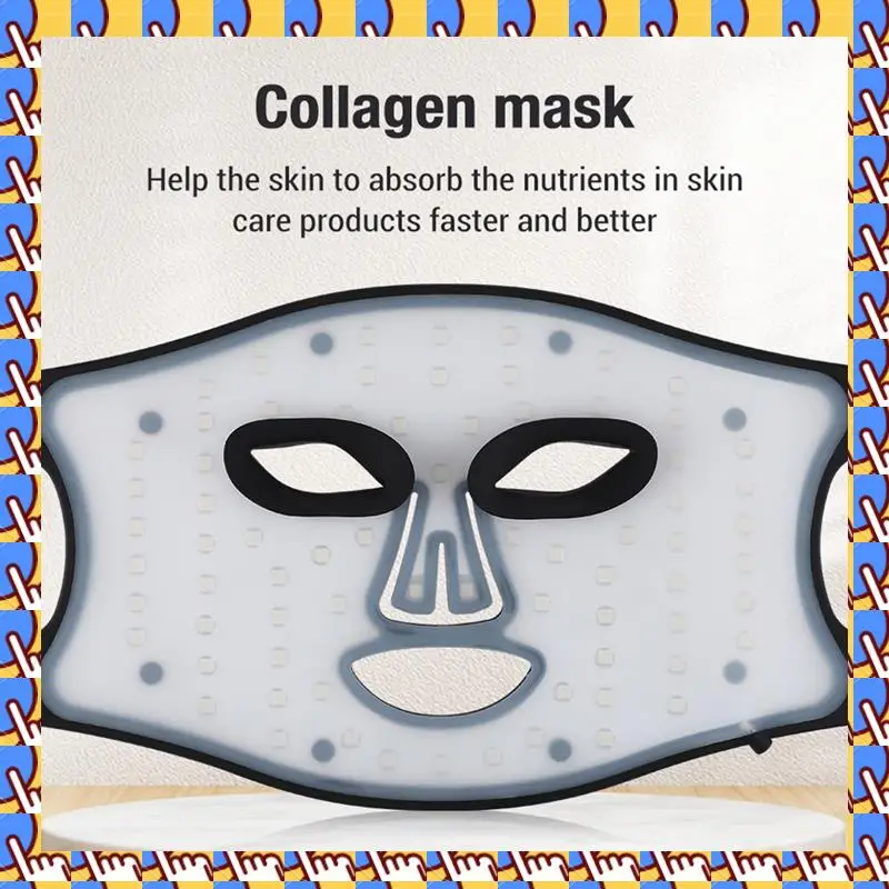 A20M LED Photon Beauty Mask Instrument IPL Rejuvenation Lightens Fine Lines Brighten Skin Tone Soft And Skin-Friendly