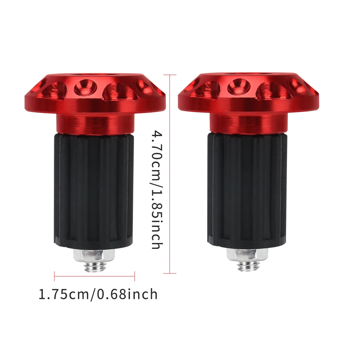 2pcs Motorcycle Handle Bar Ends Plug Grips Handlebar Plug Caps Slider Motor Bike for Honda Yamaha KTM Dirt Bike Accessories image 4