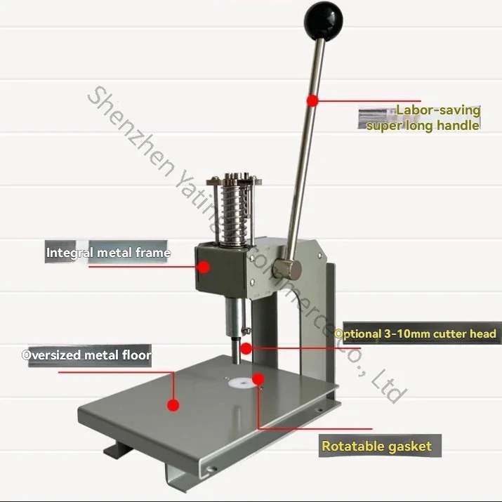 

Ручной дырокол для бирок, однодырочный, подходит для тканей, кожи, тканых материалов, пластиковых пакетов и бумаги.