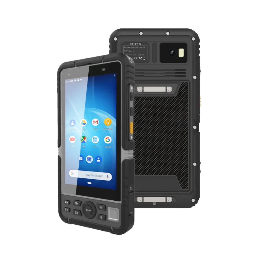 R60 Industrial Handheld Wireless Waterproof IP67 NFC Reader Android Rugged PDA RFID Barcode Scanner 5.5" Screen 8GB USB in Stock
