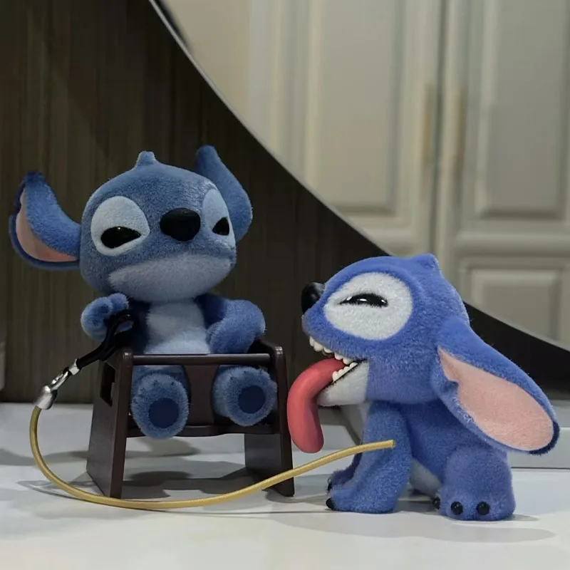 New Original Mini Stitch Blind Box OHANA  MEANS Family Series Flocking Dolls Collection Fashion Toys Holiday Gifts